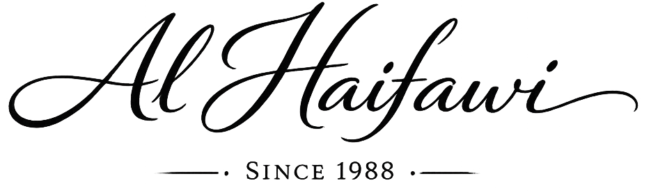 Alhaifawi | Logo of Al Haifawi with a since 1988 text on a white background